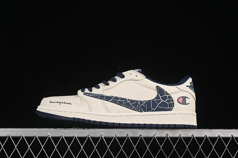 All categories Air Jordan Jordan series basketball shoes Air Jordan 1 Low High-end customized low-top sneakers Travis Scott x Fragment Design x Air Jordan 1 Low OG SP AJ1 Joe 1 championship joint crack hook low-top cultural casual sneakers LD2025-015